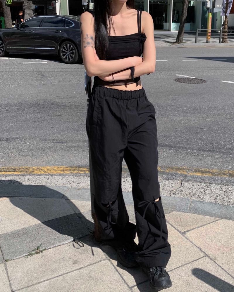 Rose mesh sleevless