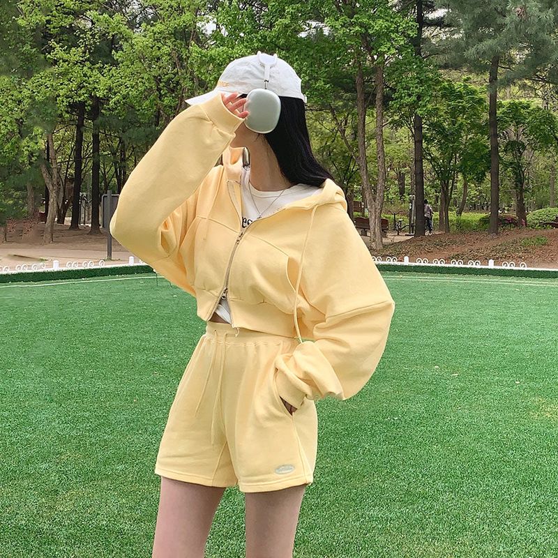 [Bellide made]Sporty two-way two-piece set