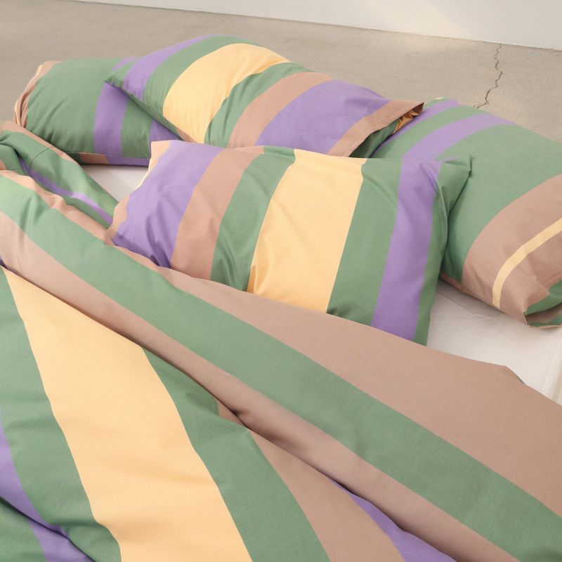 Iris green pillow case