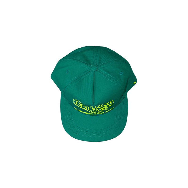 KELLY GREEN WAVY LOGO V1 CAP