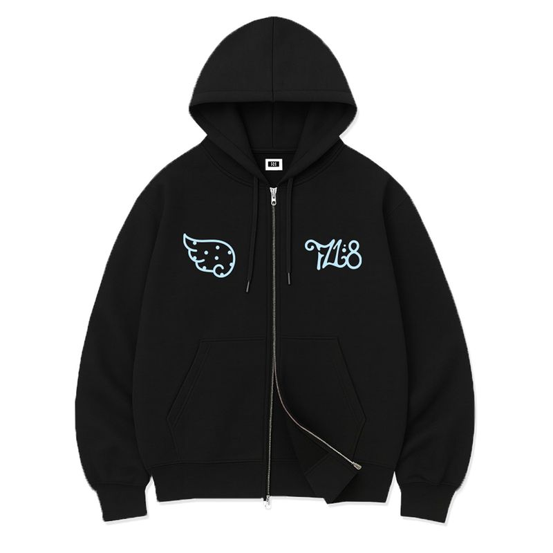 718 WING POINT OVER FIT 2-WAY ZIP-UP (2color)
