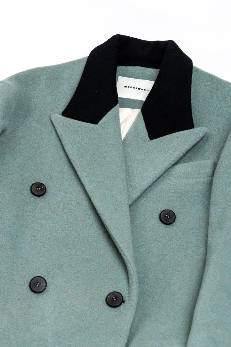 Vintage Sky Wool Coat