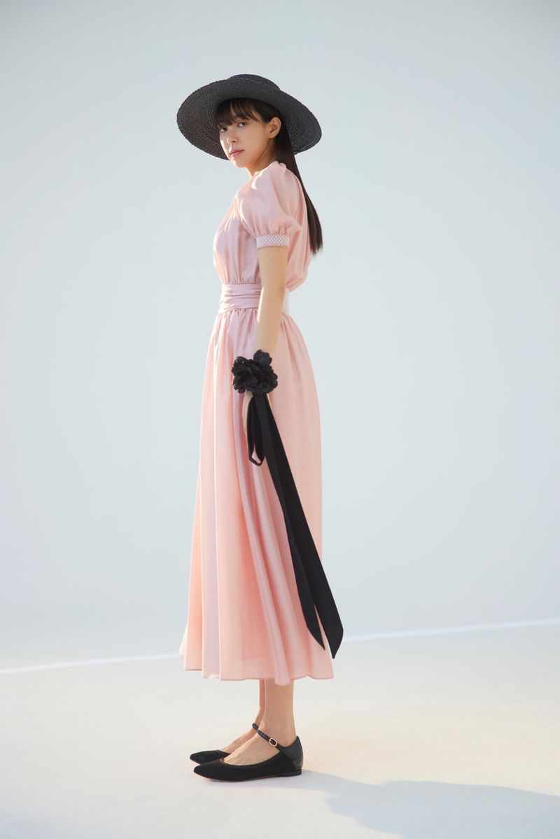 NO.4 DRESS - PINK ROSE