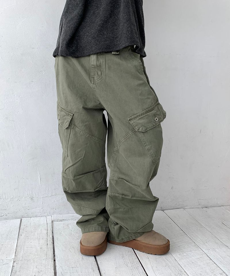 MUZESEOUL(ミューズソウル)の「Dyeing washing cargo pants(3color)(Pants)」