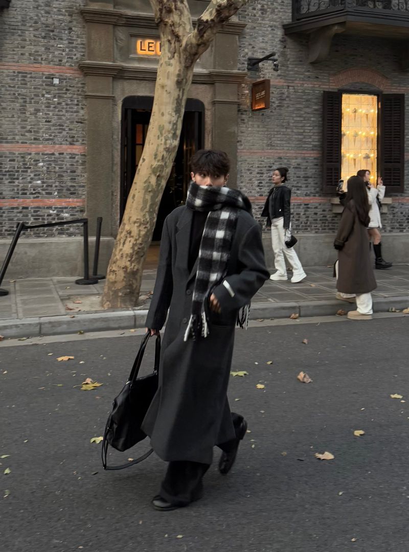 M2 WOOL REVERSE TUCK SLACKS