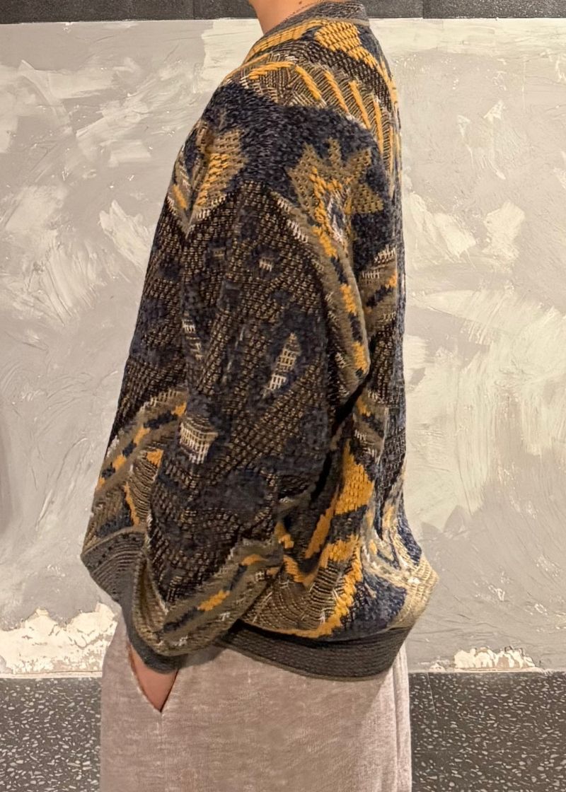 Mixed Knit Sweatshirt 2COLOR