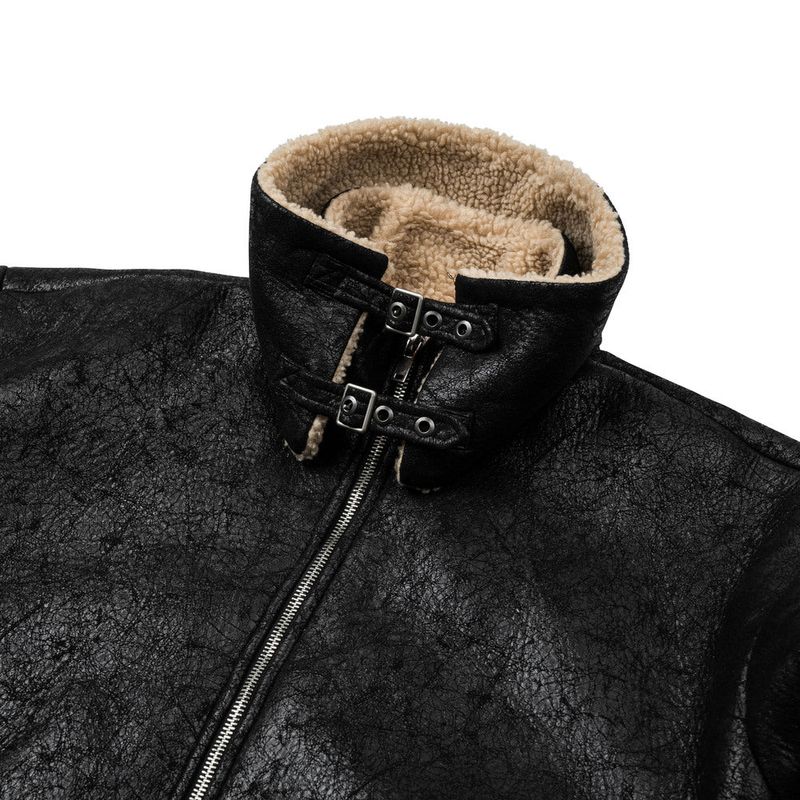 MEN - EDRAS - Faux Shearling Pilot Jacket