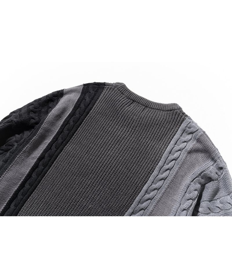 MULTIPLE INCISON CABLE KNIT MFONT002