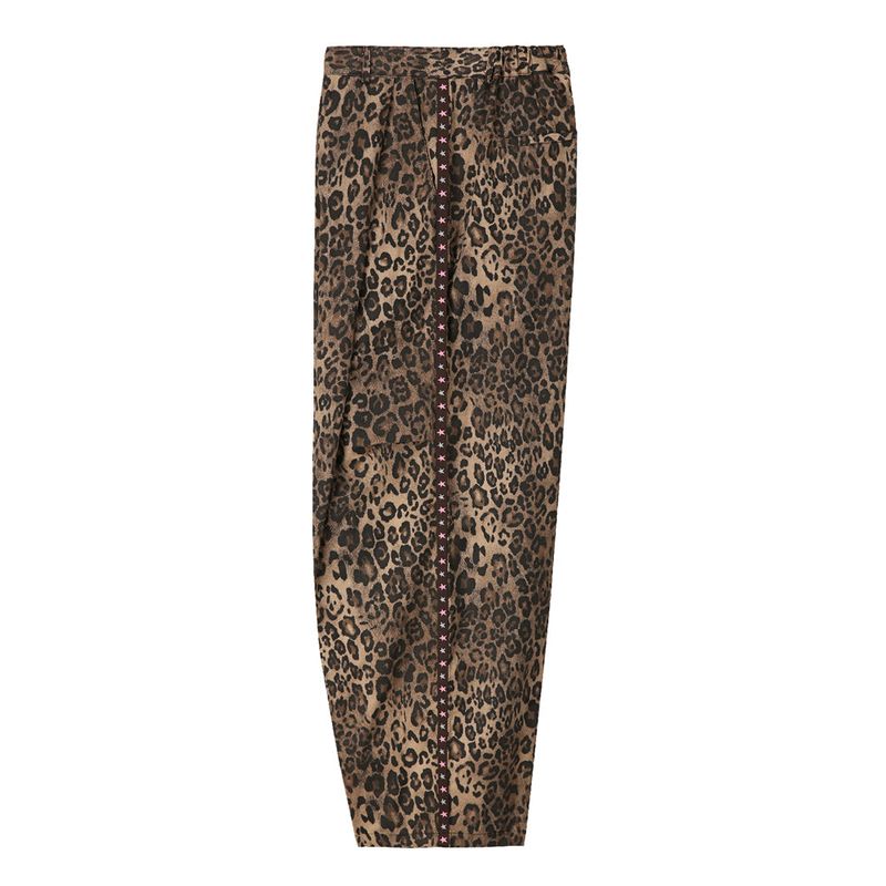 Leopard with Star Wide Pants