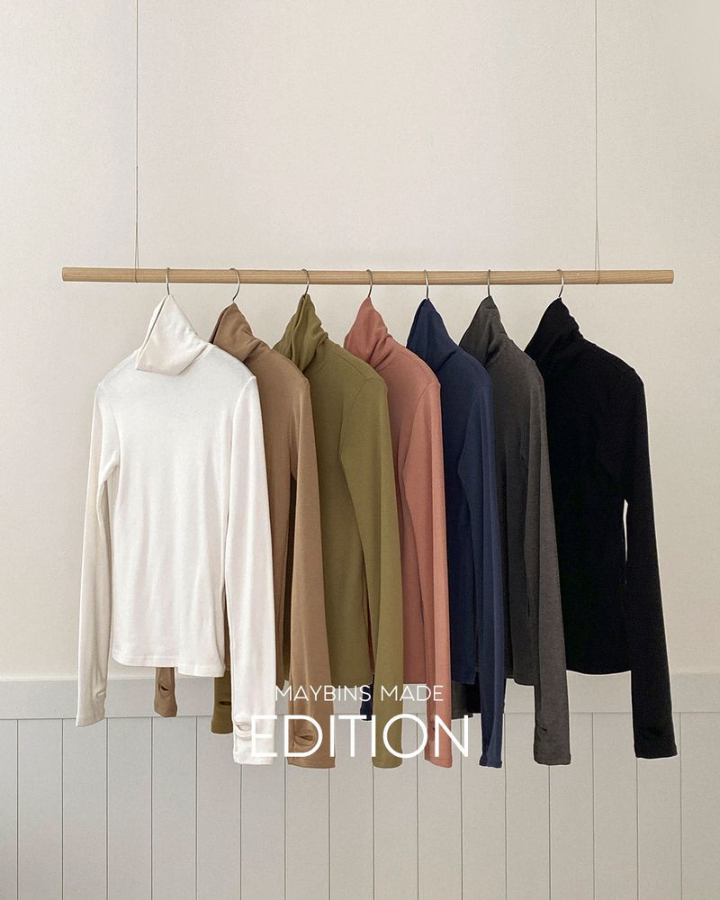 【MADE】Thumbhole Fleece-Lined T-Shirt