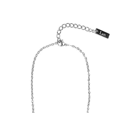 [LAN ARCHIVE] 035 Square-bold layered necklace