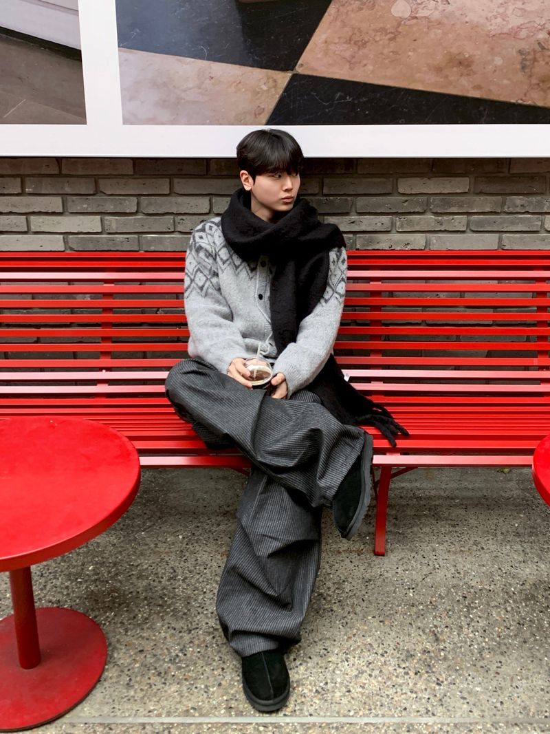 Is mohair Nordic cardigan