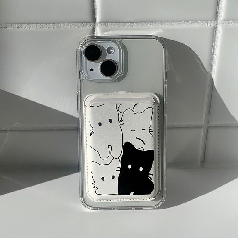 Point Black Cat Magsafe CardPocket