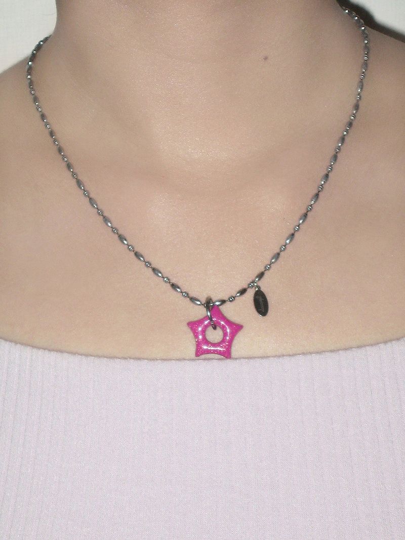 gleaming little star necklace [purple]
