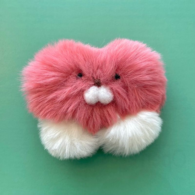 baby heart keyring