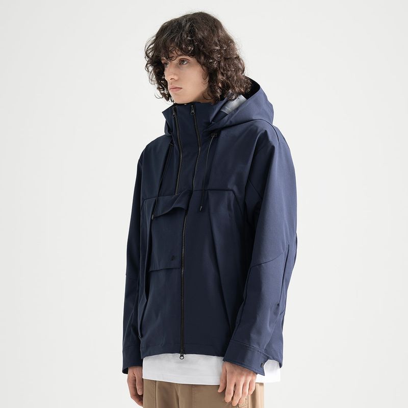 KALAPATTHAR（カラパタール）の「3 Layer Hard Shell Mid-Jacket - NAVY（Jackets/Outerwear）」