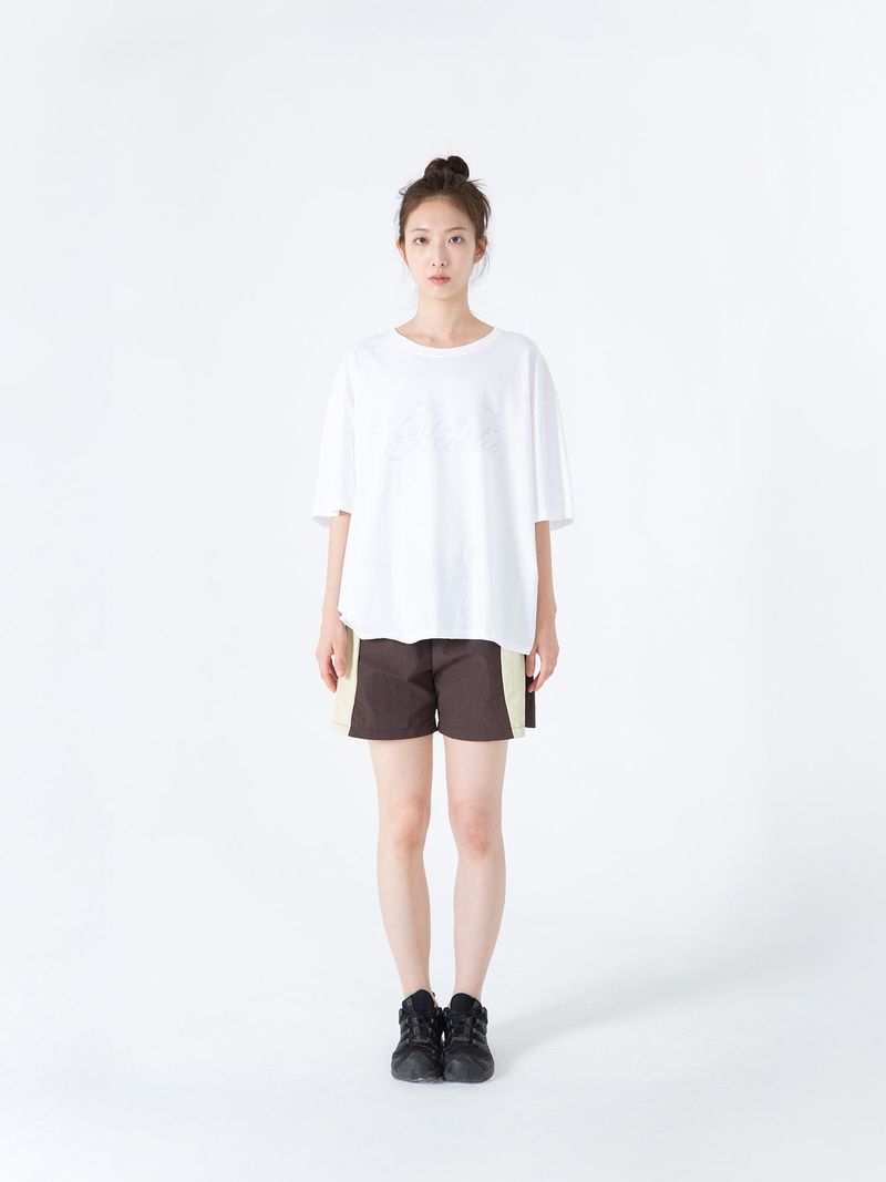 Two Tone Blend Shorts (Brown)
