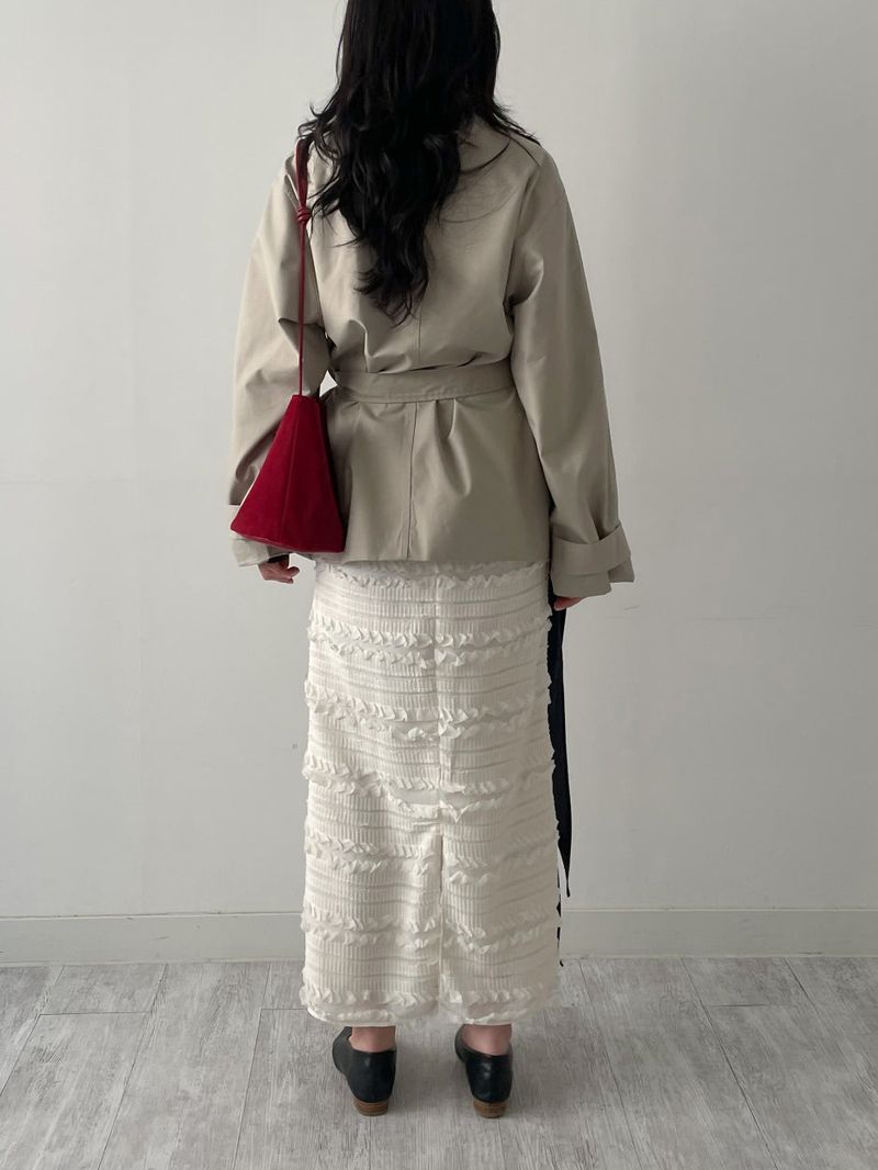 Suede Shoulder Bucket Bag