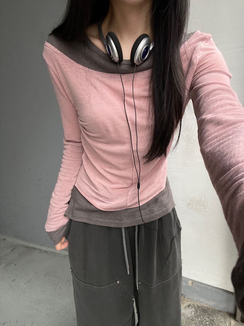 Maho Layered Tencel Long Sleeve Tee