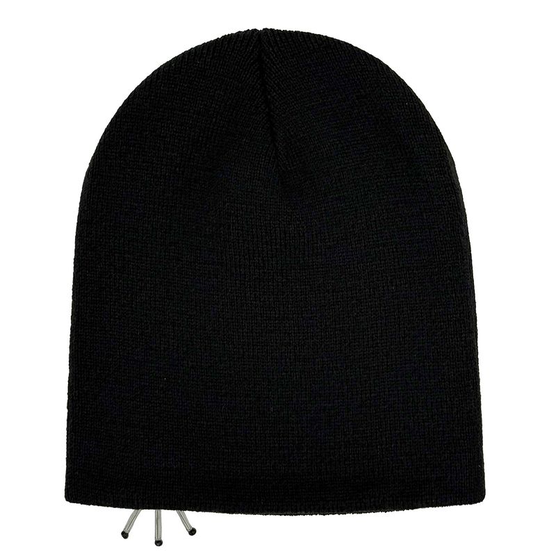 Drop Spangles Knit Beanie [Black]