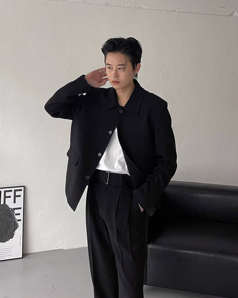 ECT Minimal Hidden Short Jacket (2 colors)