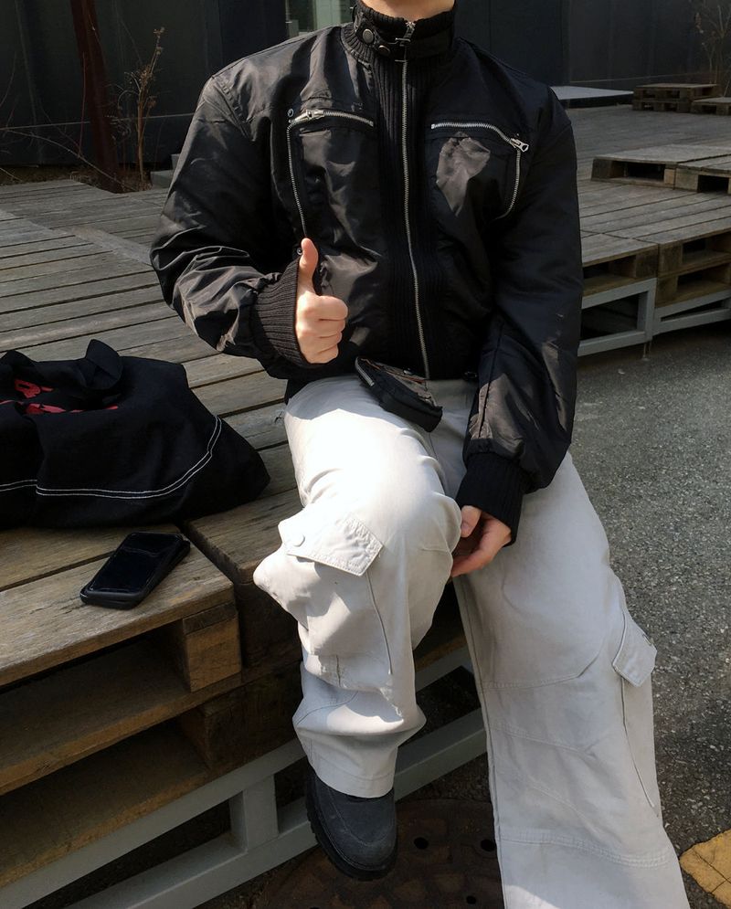 No.1624 H zipper wind JK (4color)