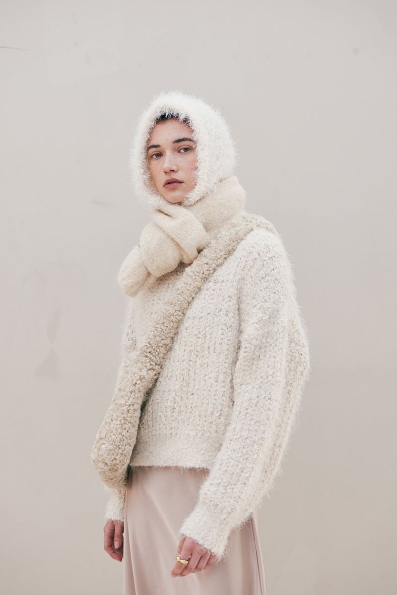 Eco Fur Crossbag (Ivory)