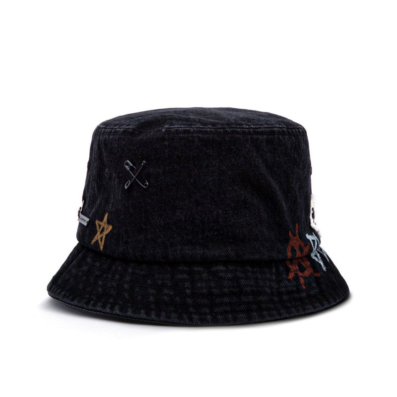 BBD Smile Logo Denim Bucket Hat Custom Ver.
