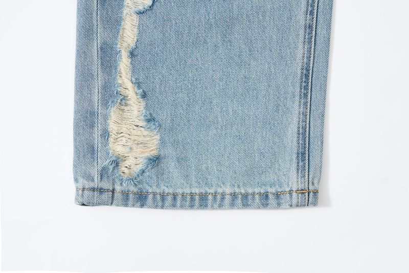 TEEN DESTROYED SLIM WIDE DENIM code 26231