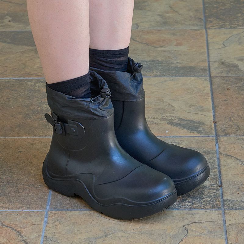 Rose Belted Middle Rainboots_R0017 (3Colors)