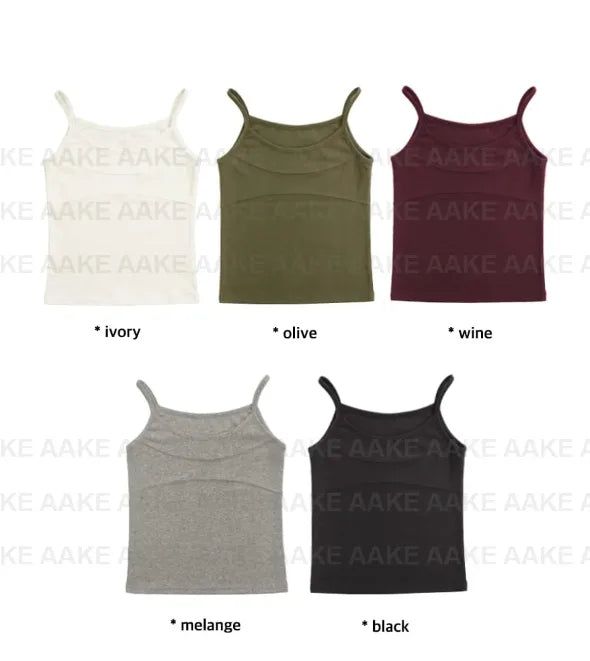 CURVE LINE SLIM SLEEVELESS