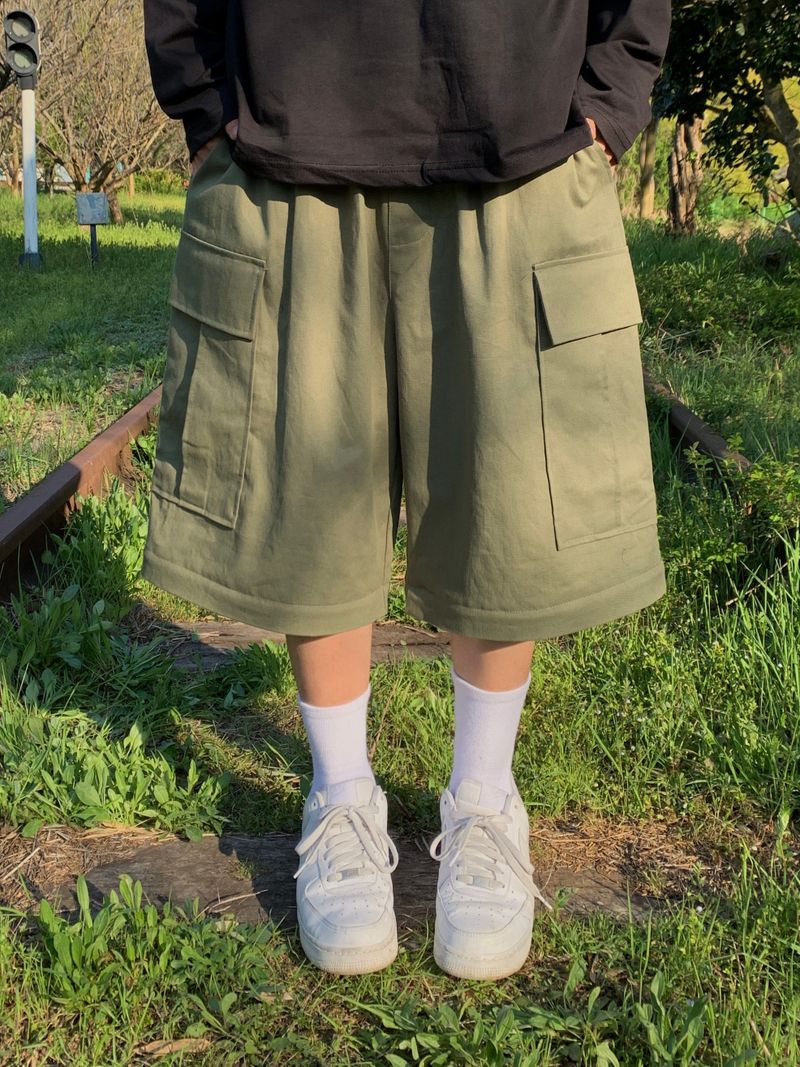Convertible Wide Cotton Pants (5 Colors)