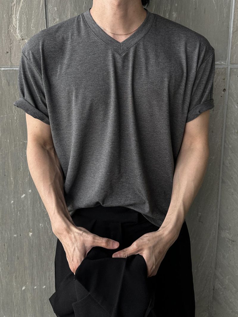 Board Layering Half T-shirt (V-neck)