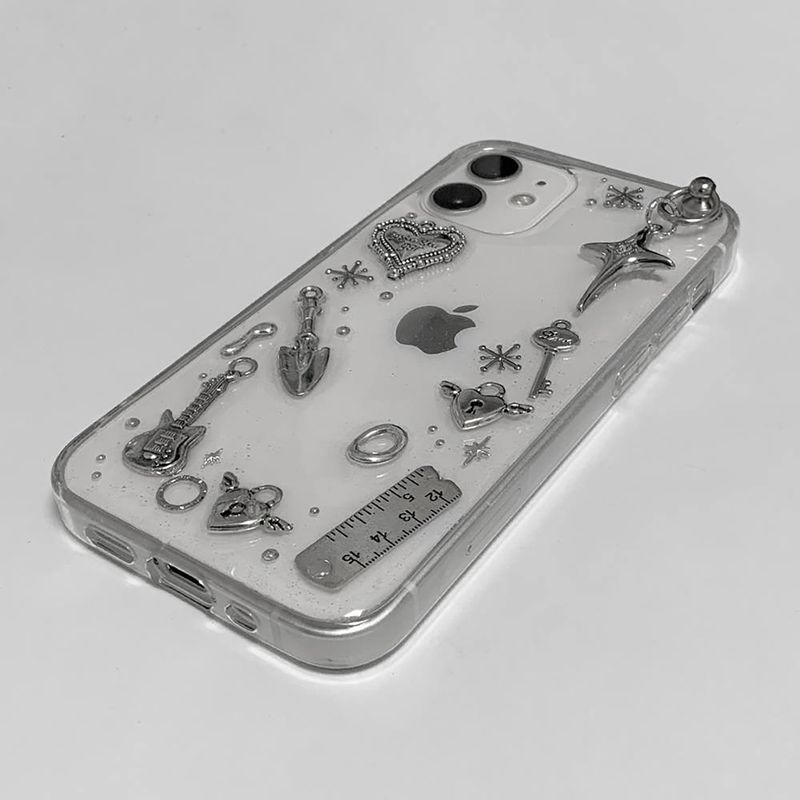 [MADE] Silver Dot Resin Case