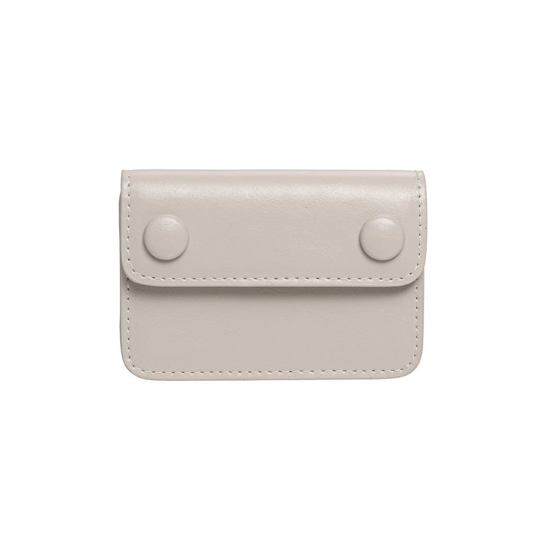 DOT Accordion Coin & Card Wallets warm gray