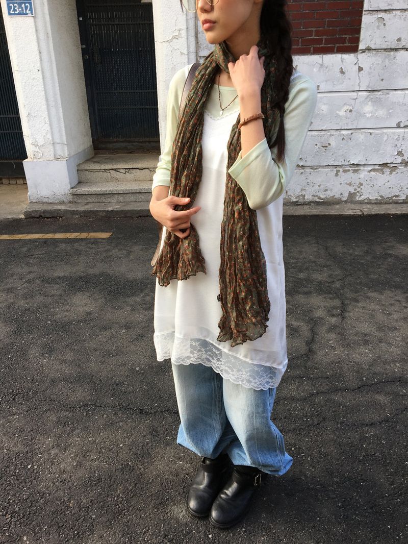 Peacock Light Washed Denim (1color)