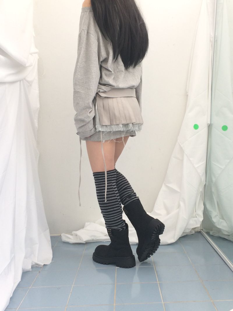 Vintage Stud Two Way Fur Boots