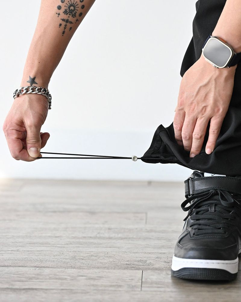 SIO WIDE CARGO PANTS BK