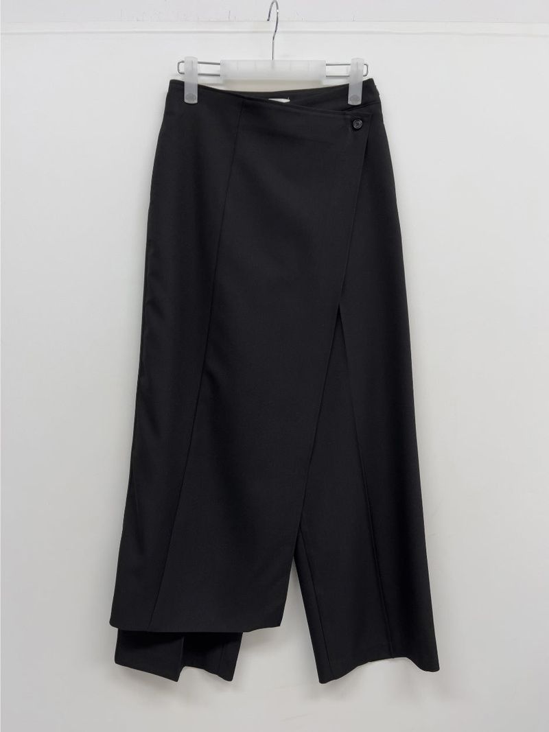 Scone Unbalanced Wrap Wide Slacks