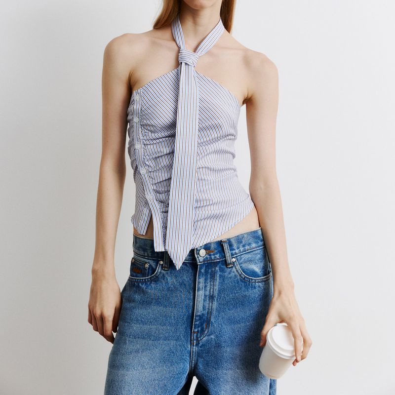 GIGAL NECKTIE TOP