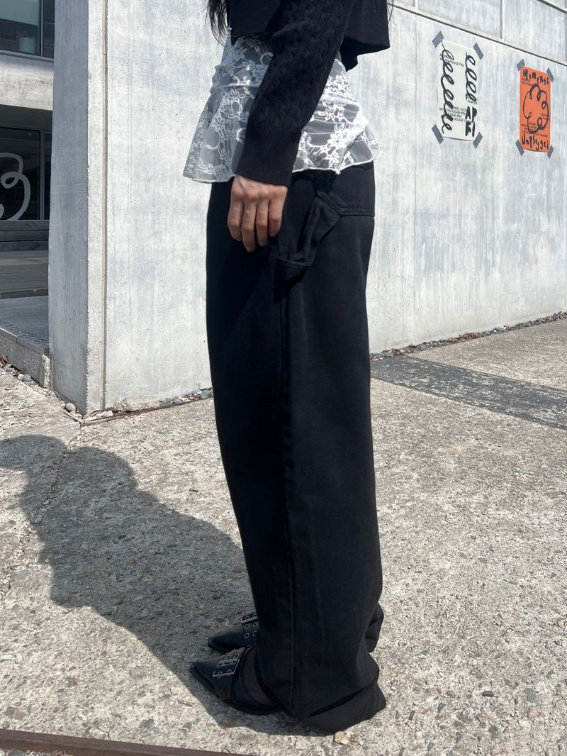 Carpenter Cargo One Pocket Loop Wide Long Pants (3 colors)