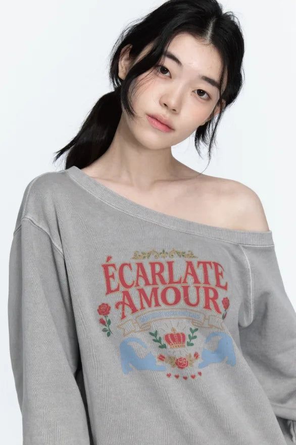 26FW★ Amorcat Pigment Sweatshirt