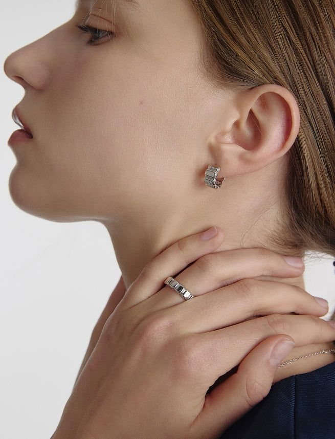 26SS★ Iceblock Silver Ring M