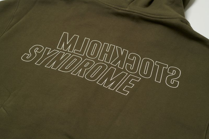 REVERSE ZIP HOODIE - KHAKI