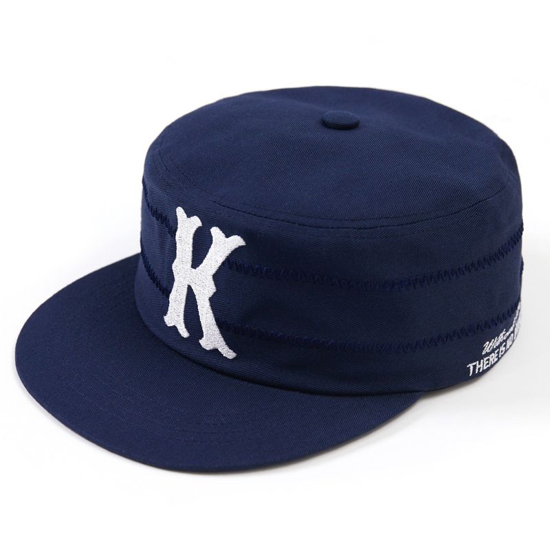 kv pillbox cap navy