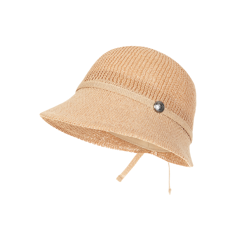 バンドペーパーニット ボンネットハット (Beige)