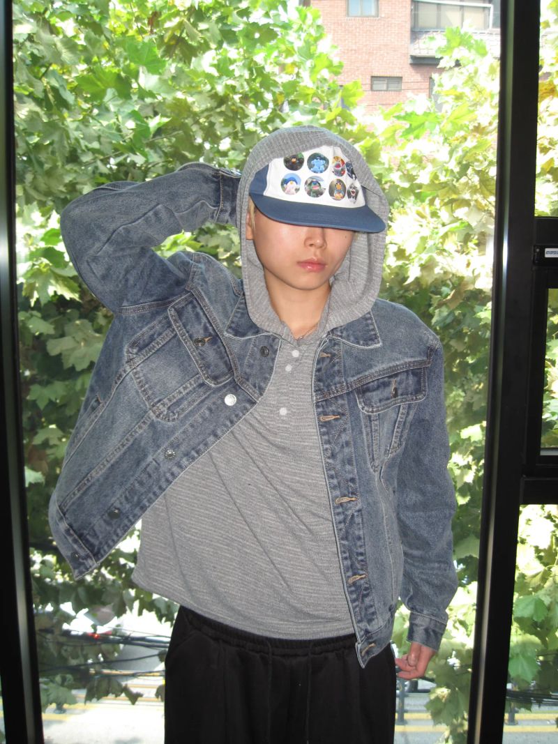 [UNISEX] ベーシッククロッピードデニムジャケット(3 Sizes, 4 Colors)