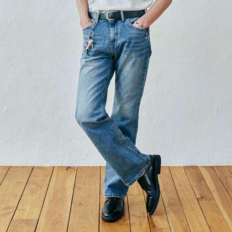 97 rc ballast washed bootscut denim pants