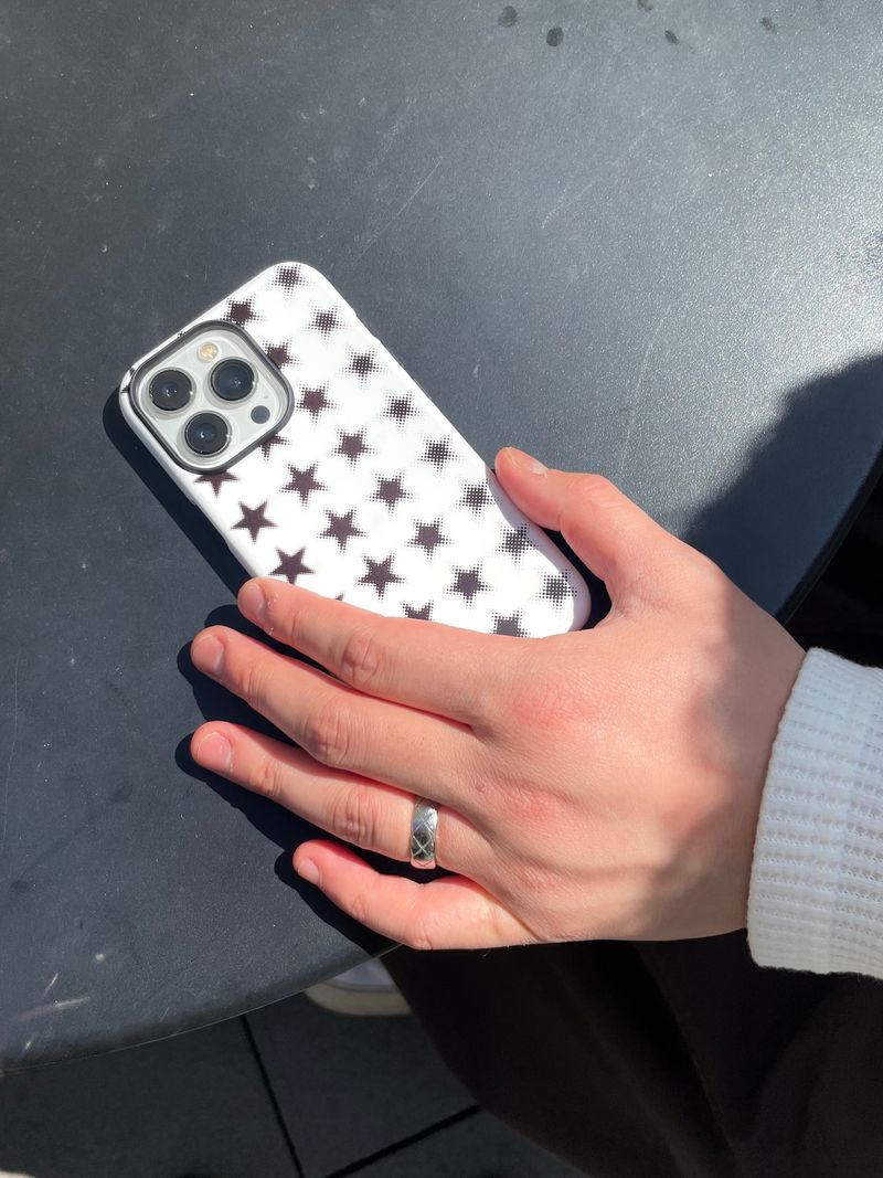 TREEFORFIVE345（ツリーフォーファイブ345）の「[WHITE] BLACK STARRR Tuff Bumper Case / TREEFORFIVE345（Smartphone Accessories）」