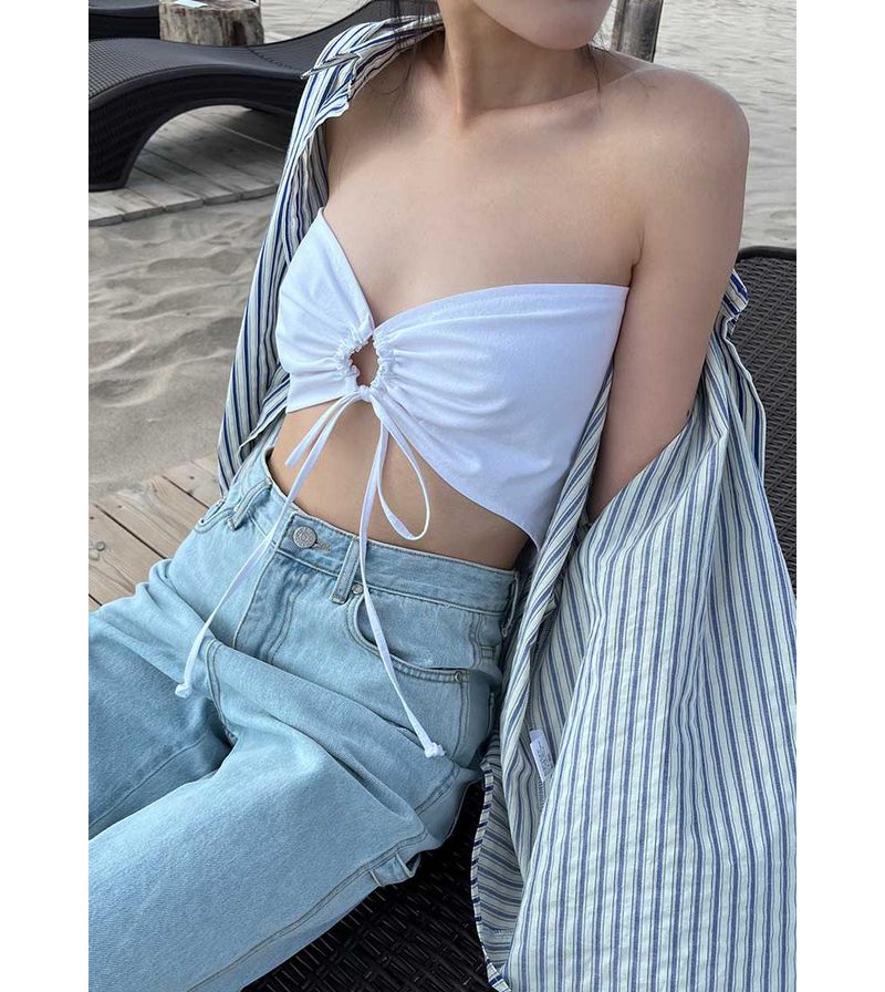 SHIRRING COTTON TOP